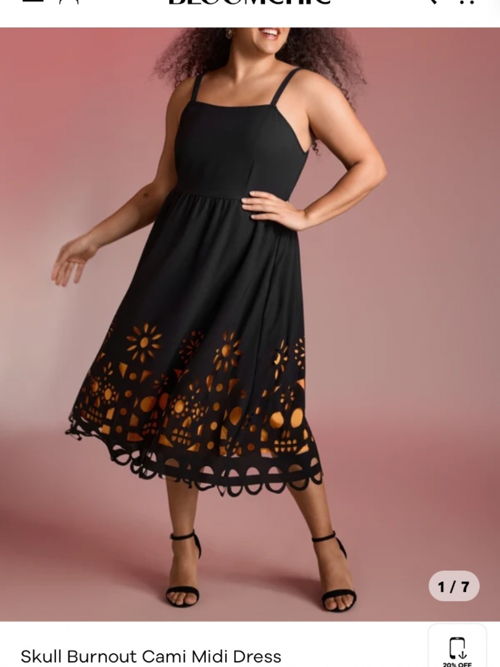 BloomChic skull dress 10 nwt